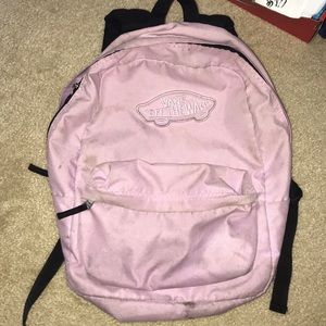 Pink vans book bag
